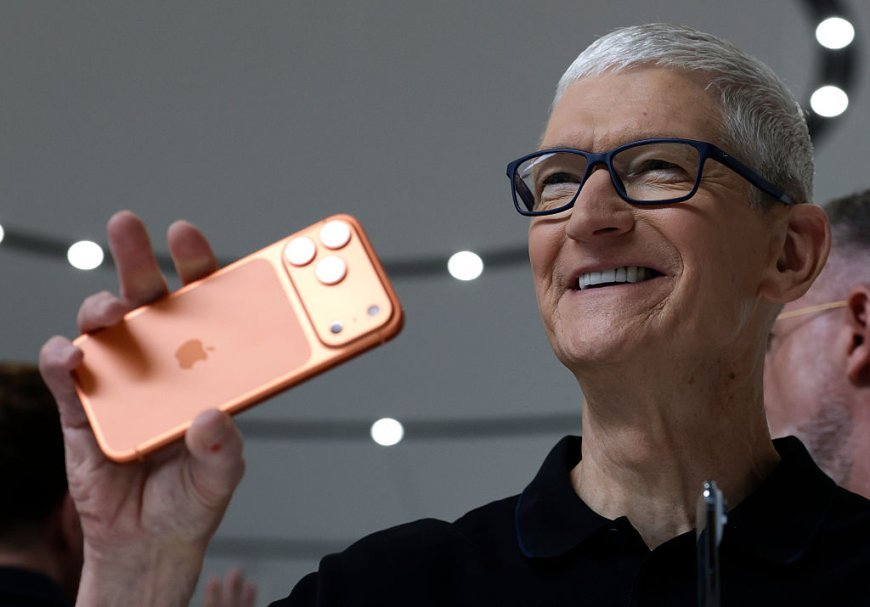 As Tim Cook steps down, Apple hit record sales — but a chip shortage looms